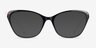Harper Black White AcetateEyeglass Frames from EyeBuyDirect, with Tinted Lenses