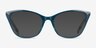 Harper Bleu AcétateMontures de lunettes de vue d'EyeBuyDirect, Avec des Verres Teintés
