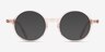 Juno Clear Brown Alternative MaterialsEyeglass Frames from EyeBuyDirect, with Tinted Lenses