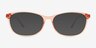 Ace Pink PlasticEyeglass Frames from EyeBuyDirect, with Tinted Lenses