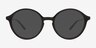 Alvin Noir PlastiqueMontures de lunettes de vue d'EyeBuyDirect, Avec des Verres Teintés