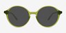 Alvin Clear Green PlasticEyeglass Frames from EyeBuyDirect, with Tinted Lenses