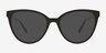 Amaya Black PlasticEyeglass Frames from EyeBuyDirect, with Tinted Lenses