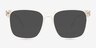 Anders Clear PlasticEyeglass Frames from EyeBuyDirect, with Tinted Lenses