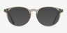 Bubbles Gray PlasticEyeglass Frames from EyeBuyDirect, with Tinted Lenses