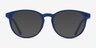 Bubbles Navy PlasticEyeglass Frames from EyeBuyDirect, with Tinted Lenses