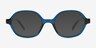 Bennie Navy PlasticEyeglass Frames from EyeBuyDirect, with Tinted Lenses
