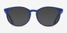 Bubbles Blue PlasticEyeglass Frames from EyeBuyDirect, with Tinted Lenses