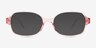 Cary Pink PlasticEyeglass Frames from EyeBuyDirect, with Tinted Lenses