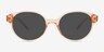 Eden Pink PlasticEyeglass Frames from EyeBuyDirect, with Tinted Lenses