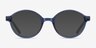 Jabberwocky Navy Blue PlastiqueMontures de lunettes de vue d'EyeBuyDirect, Avec des Verres Teintés