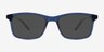 Zippy Bleu marine PlastiqueMontures de lunettes de vue d'EyeBuyDirect, Avec des Verres Teintés