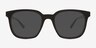 Finch Noir PlastiqueMontures de lunettes de vue d'EyeBuyDirect, Avec des Verres Teintés