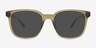Finch Matte Gray PlastiqueMontures de lunettes de vue d'EyeBuyDirect, Avec des Verres Teintés