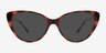Ida Tortoise PlasticEyeglass Frames from EyeBuyDirect, with Tinted Lenses