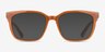 Helena Orange PlasticEyeglass Frames from EyeBuyDirect, with Tinted Lenses