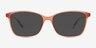 Henri Clear Pink PlastiqueMontures de lunettes de vue d'EyeBuyDirect, Avec des Verres Teintés