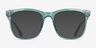 Rowen Clear Green PlasticEyeglass Frames from EyeBuyDirect, with Tinted Lenses