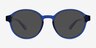 Hudson Clear Blue PlasticEyeglass Frames from EyeBuyDirect, with Tinted Lenses