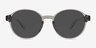 Hudson Clear Gray PlastiqueMontures de lunettes de vue d'EyeBuyDirect, Avec des Verres Teintés