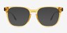 Jo Clear Brown AcétateMontures de lunettes de vue d'EyeBuyDirect, Avec des Verres Teintés