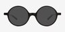 Magic Noir PlastiqueMontures de lunettes de vue d'EyeBuyDirect, Avec des Verres Teintés