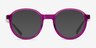 Nova Clear Purple AcétateMontures de lunettes de vue d'EyeBuyDirect, Avec des Verres Teintés