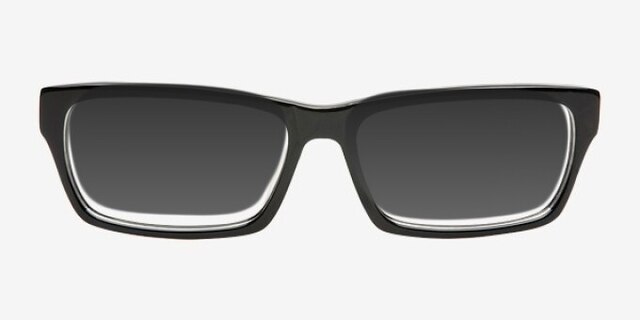 Kartaly Black & Tortoise AcetateEyeglass Frames from EyeBuyDirect, with Tinted Lenses