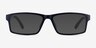 Bandon Navy PlasticEyeglass Frames from EyeBuyDirect, with Tinted Lenses