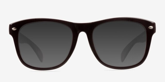 Myrtle Purple PlasticEyeglass Frames from EyeBuyDirect, with Tinted Lenses