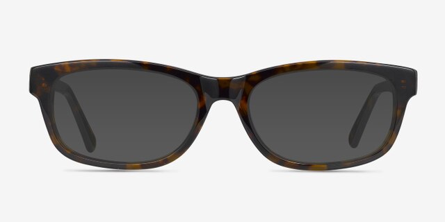 Presley Brown AcetateEyeglass Frames from EyeBuyDirect, with Tinted Lenses