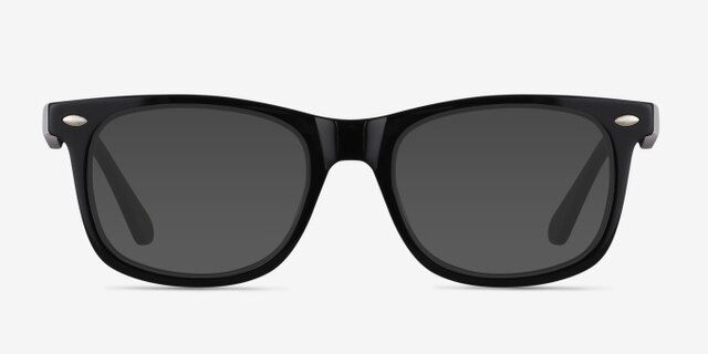 Sam Black AcetateEyeglass Frames from EyeBuyDirect, with Tinted Lenses