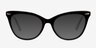 Anika Noir AcétateMontures de lunettes de vue d'EyeBuyDirect, Avec des Verres Teintés