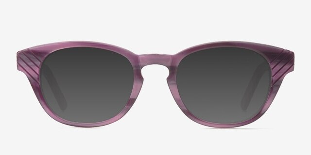 Allyson Purple AcetateEyeglass Frames from EyeBuyDirect, with Tinted Lenses