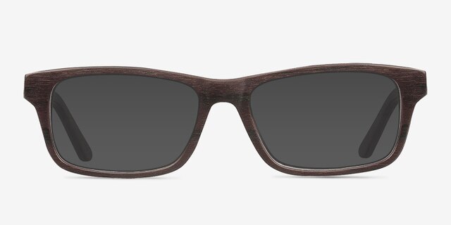 Emory Café AcétateMontures de lunettes de vue d'EyeBuyDirect, Avec des Verres Teintés