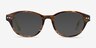 Cape Cod Brown Wood-textureEyeglass Frames from EyeBuyDirect, with Tinted Lenses