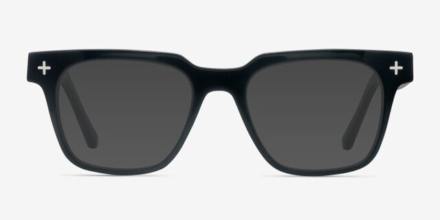 Oxford Black Wood-textureEyeglass Frames from EyeBuyDirect, with Tinted Lenses