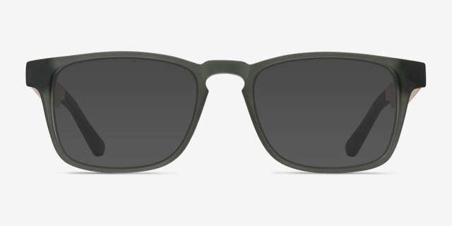 Lincoln Gray AcetateEyeglass Frames from EyeBuyDirect, with Tinted Lenses