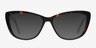 Charlotte Écailles AcétateMontures de lunettes de vue d'EyeBuyDirect, Avec des Verres Teintés