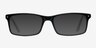 Mandi Noir AcétateMontures de lunettes de vue d'EyeBuyDirect, Avec des Verres Teintés