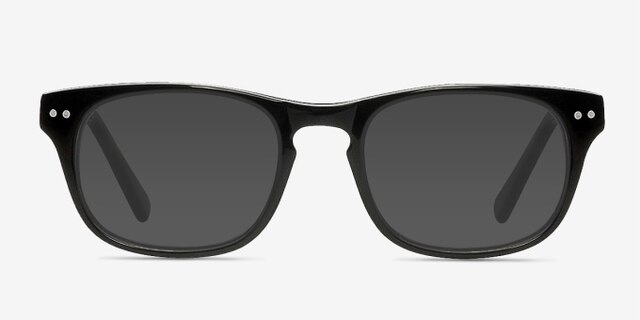 Carla Black AcetateEyeglass Frames from EyeBuyDirect, with Tinted Lenses