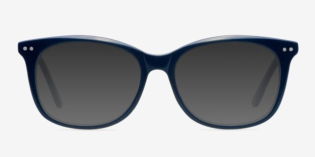 Brittany Navy AcetateEyeglass Frames from EyeBuyDirect, with Tinted Lenses