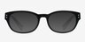 Mulberry Black Wood-textureEyeglass Frames from EyeBuyDirect, with Tinted Lenses