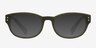 Mulberry Olive Wood-textureEyeglass Frames from EyeBuyDirect, with Tinted Lenses