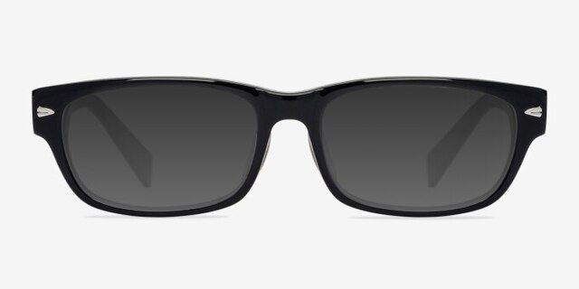 Little Cedar Black Wood-textureEyeglass Frames from EyeBuyDirect, with Tinted Lenses