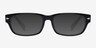 Little Cedar Black Wood-textureEyeglass Frames from EyeBuyDirect, with Tinted Lenses