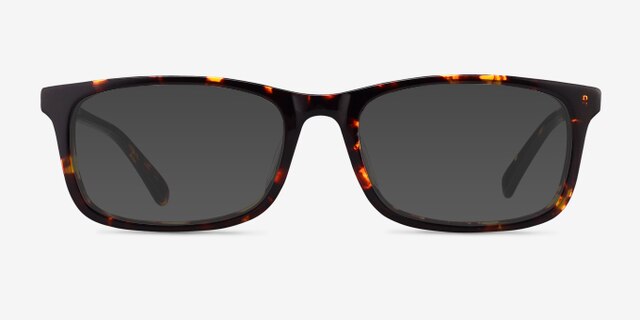 Pat Brown & Tortoise AcetateEyeglass Frames from EyeBuyDirect, with Tinted Lenses