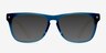 Indian Creek Blue AcetateEyeglass Frames from EyeBuyDirect, with Tinted Lenses