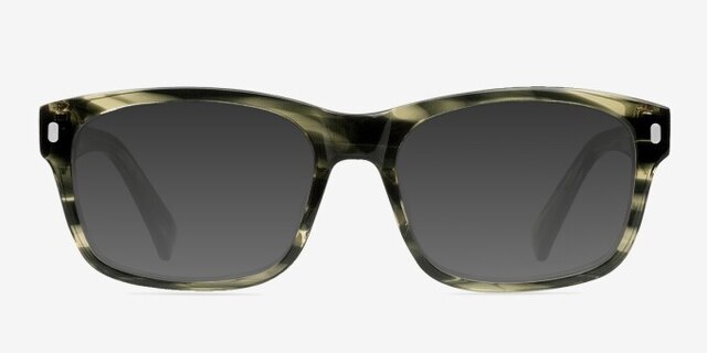 Black Hills Green AcetateEyeglass Frames from EyeBuyDirect, with Tinted Lenses