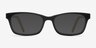 Mesquite Black & Yellow AcétateMontures de lunettes de vue d'EyeBuyDirect, Avec des Verres Teintés